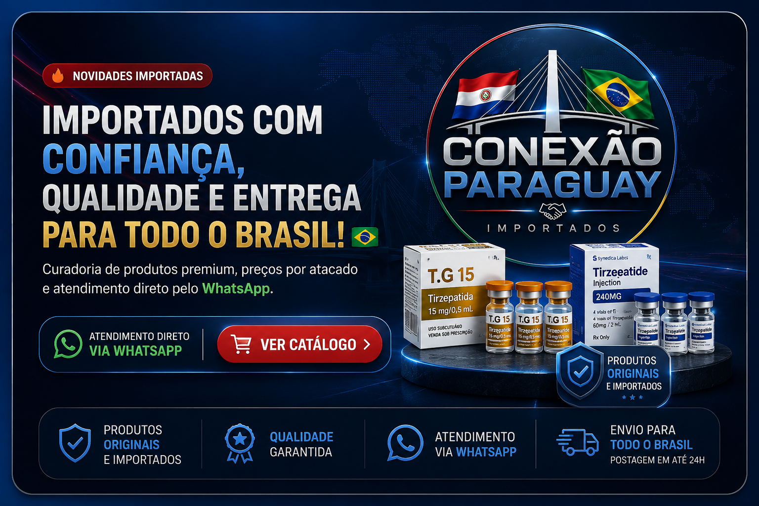 Conexão Paraguay - importados com confiança, qualidade e entrega para todo o Brasil